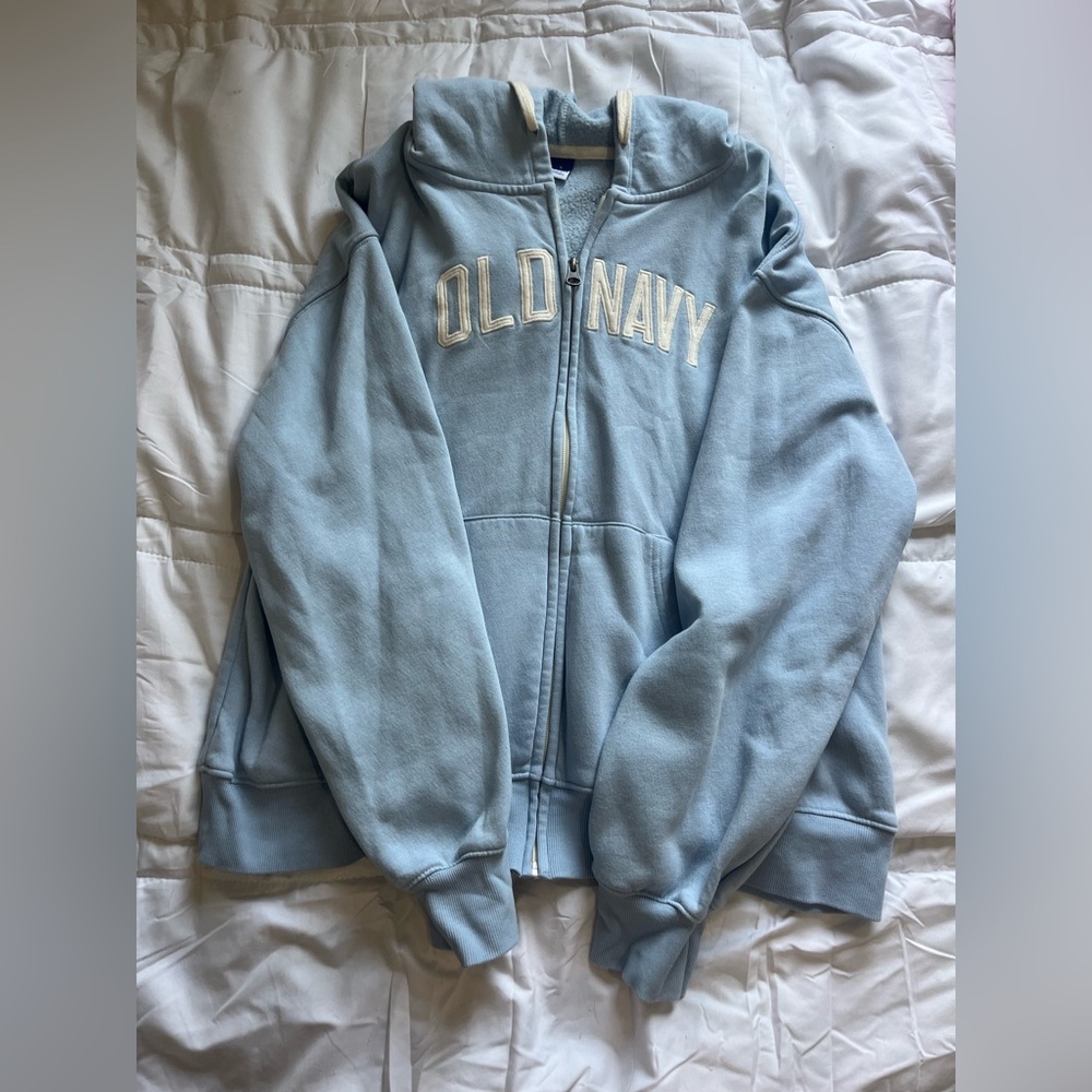 Old Navy Light Blue Hoodie